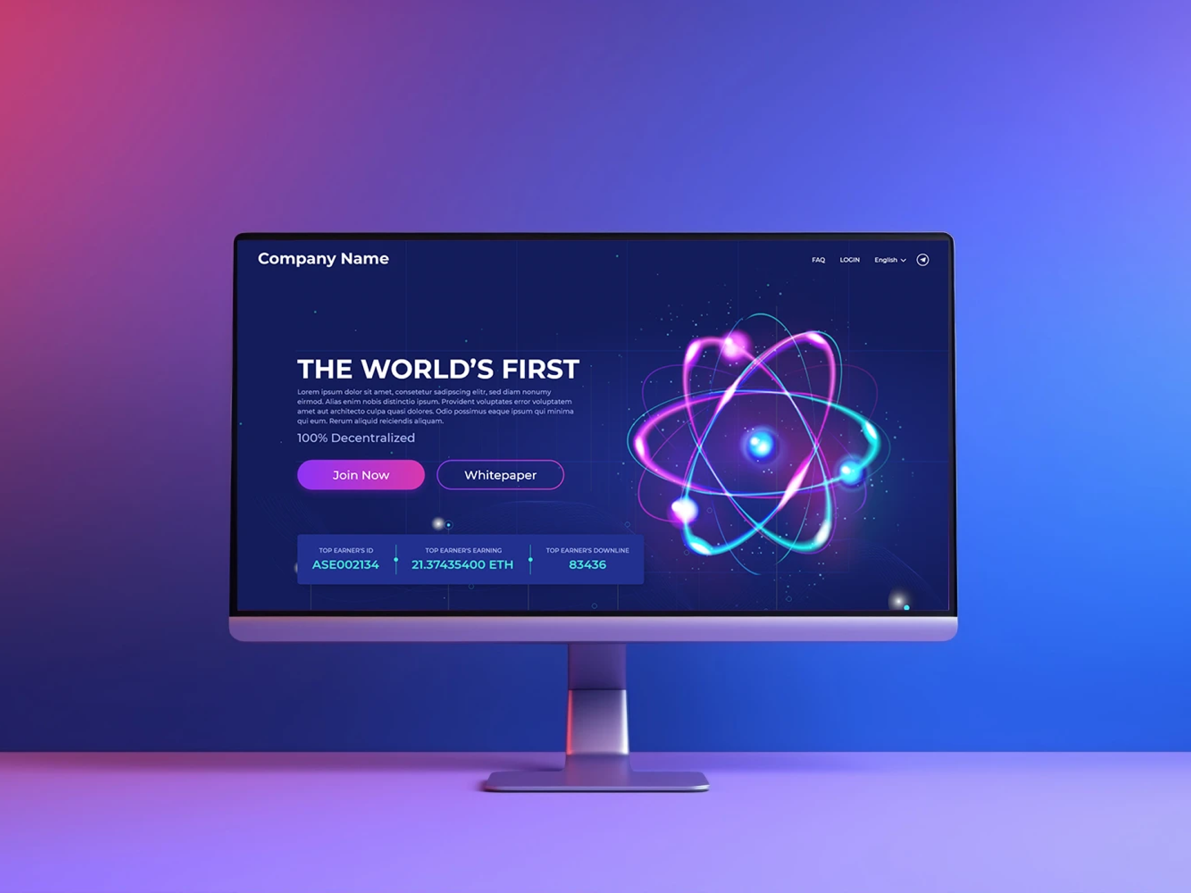 Crypto Landing Page